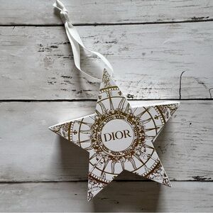 Dior Luxurious Gold and White Star Ornament J’adore Mini
